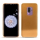 Capa em pele Samsung Galaxy S9+ - Or Maïa ( Pantone 871C ) 