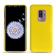 レザーケース Samsung Galaxy S9+ - Jaune fluo