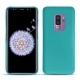 Capa em pele Samsung Galaxy S9+ - Bleu fluo