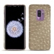 Lederschutzhülle Samsung Galaxy S9+ - Autruche desert