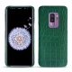Capa em pele Samsung Galaxy S9+ - Crocodile pino