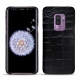Lederschutzhülle Samsung Galaxy S9+ - Crocodile nero