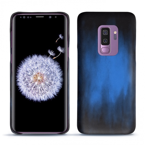 가죽 커버 Samsung Galaxy S9+Bleu Patine