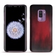 Samsung Galaxy S9+ leather cover - Rouge Patine
