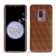 レザーケース Samsung Galaxy S9+ - Marron - Couture ( Nappa - Pantone 1615C ) 