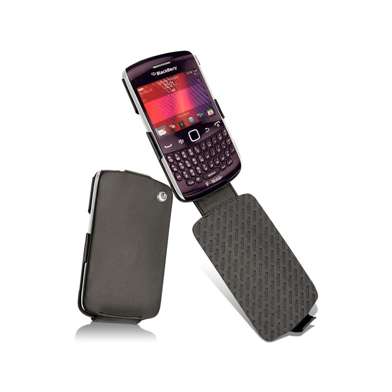 Housse cuir BlackBerry Curve 9350 - 9360 - 9370  - Noir ( Nappa - Black ) 