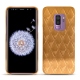 Lederschutzhülle Samsung Galaxy S9+ - Or Maïa - Couture
