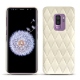Lederschutzhülle Samsung Galaxy S9+ - Blanc escumo - Couture