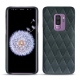 Custodia in pelle Samsung Galaxy S9+ - Blu marino - Couture