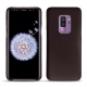 Coque cuir Samsung Galaxy S9+ - Marron envoûtant
