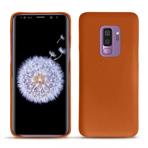 Funda de piel Samsung Galaxy S9+Orange vibrant ( Pantone #e36b39 ) 