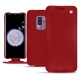 Housse cuir Samsung Galaxy S9+ - Rouge ( Nappa - Pantone 199C ) 