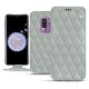 硬质真皮保护套 Samsung Galaxy S9+ - Gris - Couture ( Nappa - Pantone W428C ) 