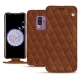 Custodia in pelle Samsung Galaxy S9+ - Marron - Couture ( Nappa - Pantone 1615C ) 