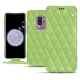Custodia in pelle Samsung Galaxy S9+ - Vert olive - Couture ( Nappa - Pantone 578U ) 