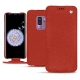 Funda de piel Samsung Galaxy S9+ - Papaye ( Pantone 180C ) 