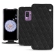 Funda de piel Samsung Galaxy S9+ - Ebène - Couture ( Sleek P C12 - Black ) 