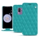 Funda de piel Samsung Galaxy S9+ - Bleu fluo - Couture