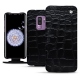 Funda de piel Samsung Galaxy S9+ - Crocodile nero