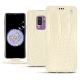 Housse cuir Samsung Galaxy S9+ - Crocodile milk