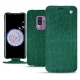 Lederschutzhülle Samsung Galaxy S9+ - Crocodile pino