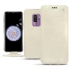 硬质真皮保护套 Samsung Galaxy S9+ - Blanc escumo