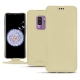 Capa em pele Samsung Galaxy S9+ - Beige PU
