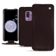 Samsung Galaxy S9+ leather case - Marron envoûtant