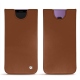 Samsung Galaxy S9+ leather pouch - Marron ( Nappa - Pantone 1615C ) 