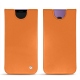 Samsung Galaxy S9+ leather pouch - Orange ( Nappa - Pantone 1495U ) 
