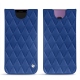 Lederschutzhülle Samsung Galaxy S9+ - Bleu océan - Couture ( Nappa - Pantone 293C ) 