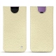 Pochette cuir Samsung Galaxy S9+ - Ivoire ( Sleek P C12 - White ) 