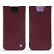 Samsung Galaxy S9+ leather pouch - Lie de vin ( Pantone 5115C ) 