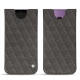 Samsung Galaxy S9+ leather pouch - Anthracite - Couture ( Pantone 424C ) 