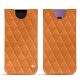 Samsung Galaxy S9+ leather pouch - Mandarine vintage - Couture