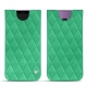 Samsung Galaxy S9+ leather pouch - Menthe vintage - Couture