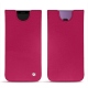 Samsung Galaxy S9+ leather pouch - Rose fluo