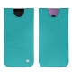 Capa em pele Samsung Galaxy S9+ - Bleu fluo