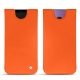 Pochette cuir Samsung Galaxy S9+ - Orange fluo