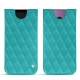 Custodia in pelle Samsung Galaxy S9+ - Bleu fluo - Couture