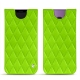 硬质真皮保护套 Samsung Galaxy S9+ - Vert fluo - Couture
