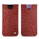 Custodia in pelle Samsung Galaxy S9+ - Autruche ciliegia