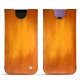 Samsung Galaxy S9+ leather pouch - Orange Patine