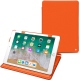 Apple iPad 9.7" (2018) leather case - Orange fluo