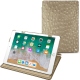 Housse cuir Apple iPad 9.7" (2018) - Autruche desert