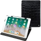 Custodia in pelle Apple iPad 9.7" (2018) - Crocodile nero