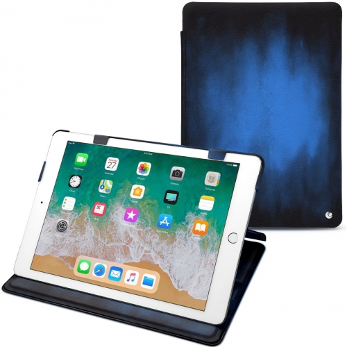 Capa em pele Apple iPad 9.7' (2018)Bleu Patine