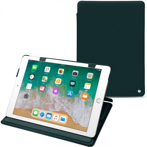 Housse cuir Apple iPad 9.7' (2018) : Coque et protection pour iPad sur NoreveVert séduisant ( Pantone #1d3c34 ) 