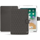 가죽 커버 Apple iPad 9.7" (2018) - Anthracite - Couture ( Pantone 424C ) 