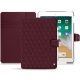 Lederschutzhülle Apple iPad 9.7" (2018) - Lie de vin - Couture ( Pantone 5115C ) 
